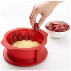 Lékué Silikonová pečicí nádoba na dort 15 cm Lekue | červená