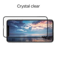 Spigen Full Cover Tr Slim 2-pack tvrzené sklo na iPhone 11 Pro / XS / X, černé