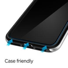 Spigen Full Cover Tr Slim 2-pack tvrzené sklo na iPhone 11 Pro / XS / X, černé