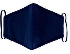 Rouška dětská, 2 ks, vel. 2-6 LET, 2 vrstvá, kapsička na filtr, modrá ( NAVY )