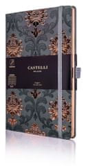 Castelli Italy Zápisník C&G Baroque Copper , linkovaný, A6