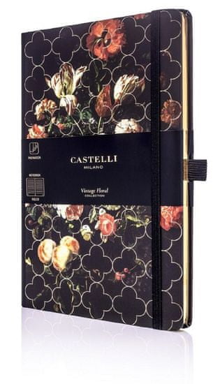 Castelli Italy Zápisník Vintage Tulip