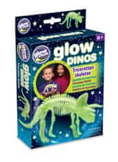 GlowStars GlowStars Glow Dinos 3D kostra Triceratops