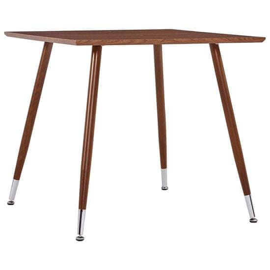 Vidaxl Jídelní stůl hnědý 80,5 x 80,5 x 73 cm MDF