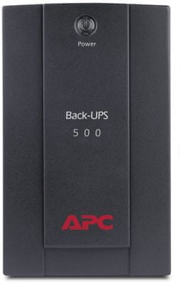 Záložní zdroj APC Back-UPS, 3 zásuvky, ethernet, síťová linka