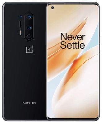 OnePlus 8 Pro, výkonný procesor, mobilní síť 5G, Fluid AMOLED displej, 120 Hz, HDR10+, trojitý ultraširokoúhlý fotoaparát, čtečka otisků prstů v displeji, NFC, Dolby Atmos, bezdrátové nabíjení