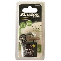 MasterLock Visací zámek Master Lock z pevného hliníku 3430EURDSKULL - 30mm