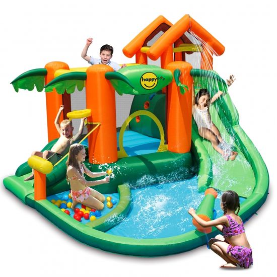 Happy Hop Vodní Play centrum - Tropický ostrov skákací hrad