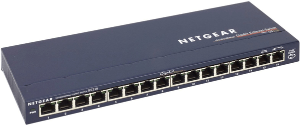 Switch (přepínač) Netgear GS116 (GS116GE) RJ45 LAN WAN MDI / MDIX