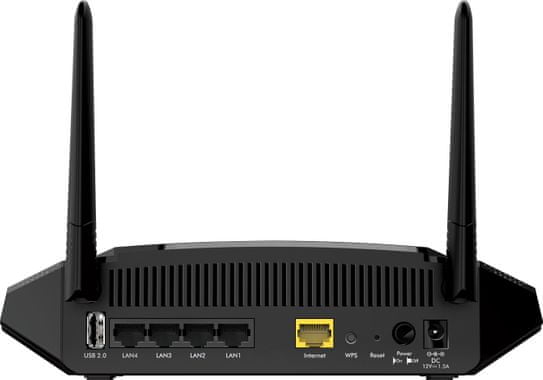 Router Netgear R6260 (R6260-100PES) Wi-Fi 2,4 GHz 5 GHz RJ45 LAN WAN VPN QoS HD streaming on-line gaming