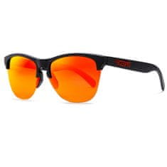 KDEAM Borger 3 sluneční brýle, Black / Orange