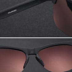 KDEAM Borger 1 sluneční brýle, Black / Black