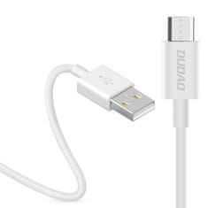 DUDAO L1M kabel USB / Micro USB 3A 1m, bílý