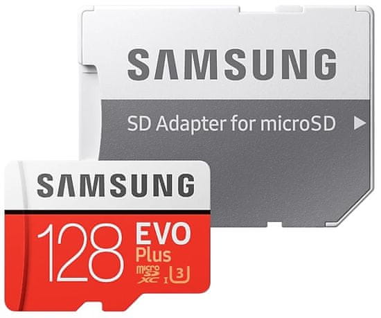Samsung micro SDXC 128GB EVO Plus + SD adaptér (MB-MC128HA/EU)