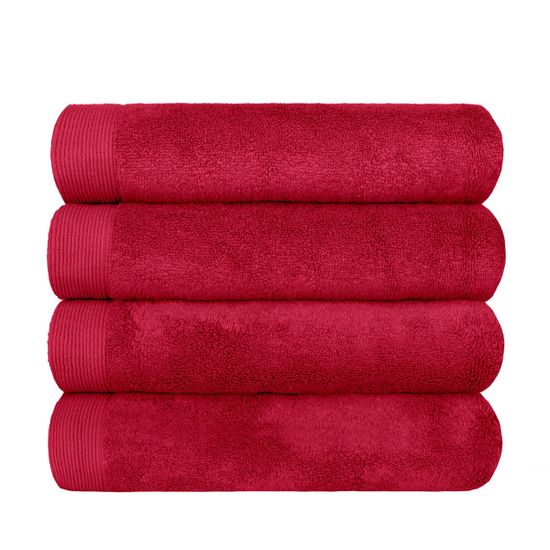 SCANquilt ručník MODAL SOFT červená