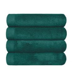 SCANquilt ručník MODAL SOFT tm. zelená