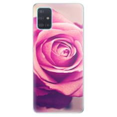 iSaprio Silikonové pouzdro - Pink Rose pro Samsung Galaxy A51