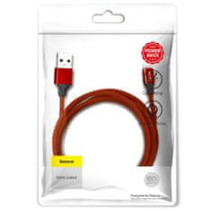 BASEUS Yiven Braid kábel USB / Lightning 1,8m, červený
