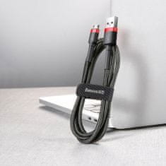 BASEUS Cafule kabel USB / micro USB QC 3.0 1.5A 2m, černý/červený
