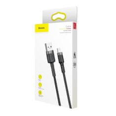 BASEUS Cafule kabel USB / Lightning QC3.0 2m, šedý