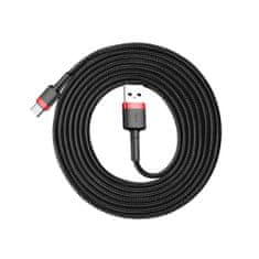 BASEUS Cafule kabel USB / USB-C Quick Charge 3.0 2m, černý/červený 