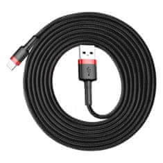 BASEUS Cafule kabel USB / Lightning QC3.0 2m, černý/červený