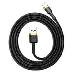 BASEUS Cafule kabel USB / Lightning QC3.0 1m, černý/zlatý