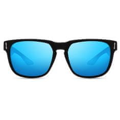 KDEAM Andover 5 sluneční brýle, Black & Pattern / Sky Blue