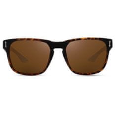 KDEAM Andover 2 sluneční brýle, Leopard / Brown