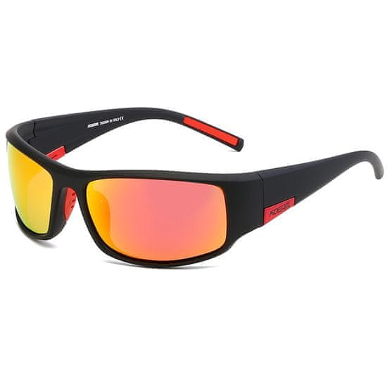 KDEAM Abbeville 3 sluneční brýle, Black / Orange Red