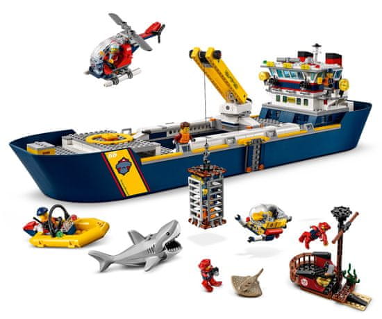 LEGO City 60266 Oceánská průzkumná loď