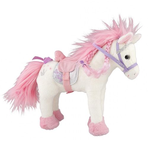Princess Mimi Plyšový koník , Bonny Pony, 27 cm, bílo-růžový, 0411143_A