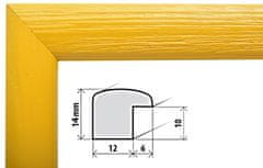 ZEP Rámeček žluté dřevo 20x30