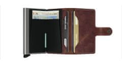 Secrid Hnědá peněženka SECRID Miniwallet vintage MV-Brown SECRID