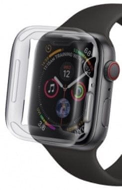 Coteetci COTEetCI celoplošné ochranné pouzdro pro Apple Watch 4 / 5 40 mm CS7059-TT, transparentní