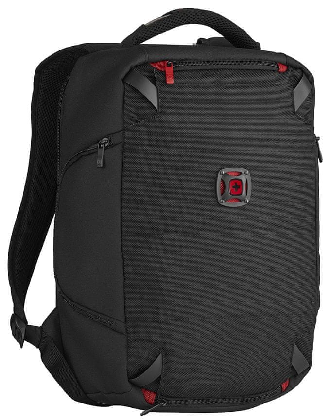 Wenger TECHPACK - 14" batoh na notebook a příslušenství, černý (606488)