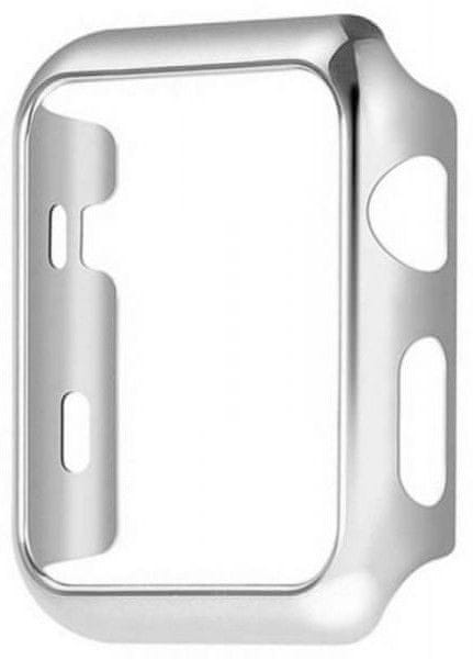 Coteetci COTEetCI polykarbonátové pouzdro pro Apple Watch 44 mm CS7066-TS, stříbrné