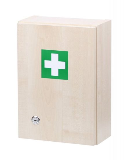 ŠTĚPAŘ Nástěnná lékárnička dřevěná malá prázdná