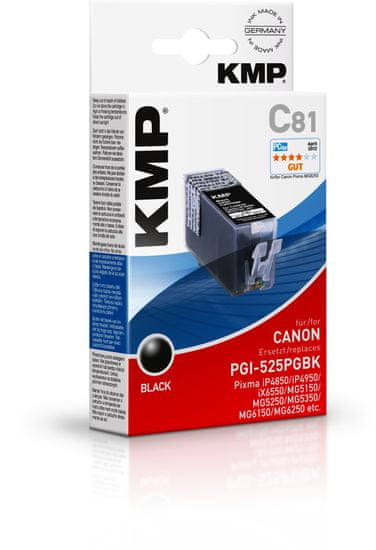 KMP Canon PGI-525BK (Canon PGI 525 BK) černý inkoust pro tiskárny Canon
