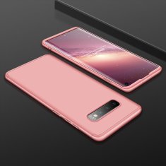 GKK 360 Full Body plastové pouzdro na Samsung Galaxy S10 Plus, růžové
