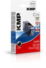 KMP Canon PGI-520BK (Canon PGI 520 BK) černý inkoust pro tiskárny Canon
