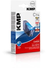 KMP Canon CLI-521C (Canon CLI 521 C) modrý inkoust pro tiskárny Canon