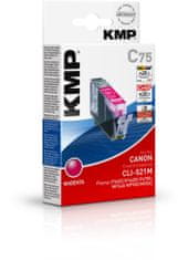 KMP Canon CLI-521M (Canon CLI 521 M) červený inkoust pro tiskárny Canon