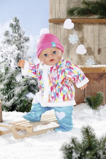 BABY born Soft Touch, holčička v zimním oblečení, 43 cm