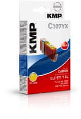KMP Canon CLI-571Y XL (Canon CLI 571 Y XL) žlutý inkoust pro tiskárny Canon