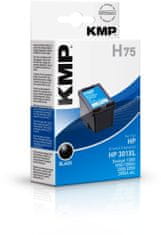 KMP HP č. 301 XL (HP CH563EE XL, HP CH563E XL) černý inkoust pro tiskárny HP