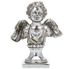 Lene Bjerre Stříbrný anděl SERAFINA, výška 13 cm