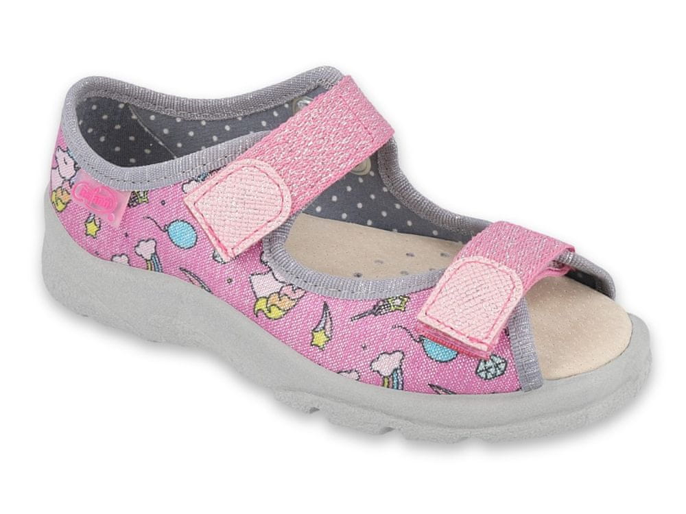Befado Dívčí sandálky Max 869X136 27 růžová