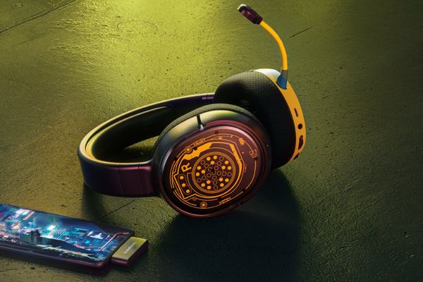 Sluchátka SteelSeries Arctis 1 Wireless, Netrunner Edition (61518) nintendo switch android gaming cestování čistý zvuk, výšky, herní headset, komfort, kvalita
