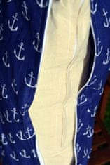 KHC KHC Potah na těhotenský kojící polštář Zuzanka Kotvy na modré - náhradní
